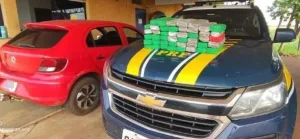 Apreensão de maconha na BR-267 em Nova Andradina (MS)