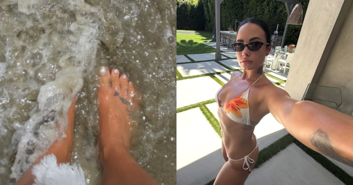 Demi Lovato encanta fãs ao compartilhar fotos de biquíni e momentos de lazer em Los Angeles