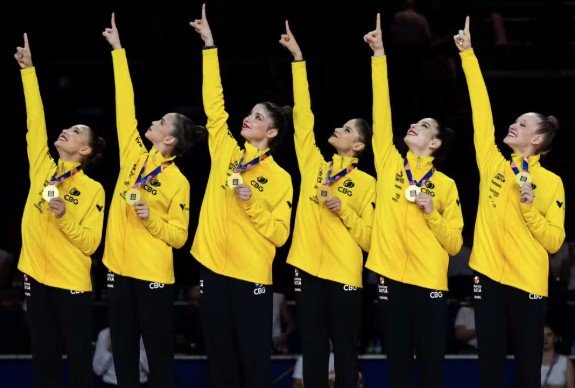 Brasil faz história no Mundial com ouro inédito na ginástica rítmica