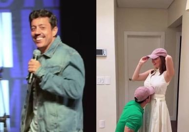 Renato Albani vai ser pai e celebra momento especial ao lado da esposa
